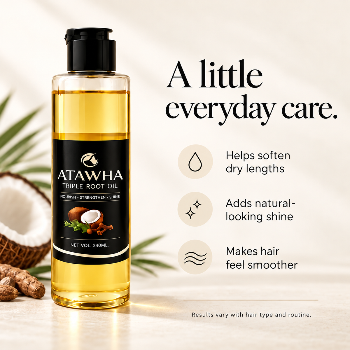 Triple Root Oil cosmetic benefits
